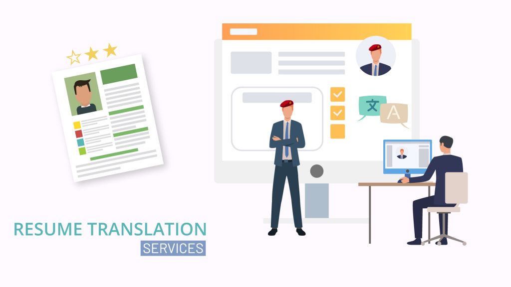 resume translation services